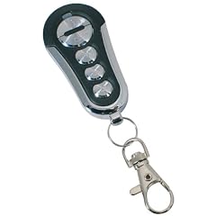 Handsender mit 5 Tasten, chrom / schwarz