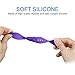 Apple Watch Band,Teslasz Soft Silicone Replacement Sport Wristbands Straps for Apple Watch (Dark Purple 38 MM)