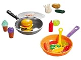 Happy People 45014 - Pfanne 30 cm mit Lebensmitteln mit Kelle