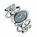 

Elle Women's Sterling Silver Oval Link Bracelet Watch #4662GMOPA