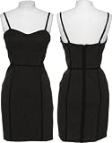 JESSICA SIMPSON Lace  Jersey Corset Dress [60134563-169], Black