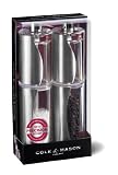 Cole & Mason Precision Swirl 190 mm Acrylic Mill Gift Set with Stainless Steel Wave