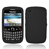 DECORO BRAND PREMIUM SILICONE CASE BLACKBERRY 8520 8530 GEMINI BLACK