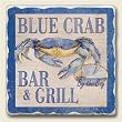 Blue Crab Bar and Grill Absorbastone New Tumbled Stone Trivet
