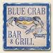 Blue Crab Bar and Grill Absorbastone New Tumbled Stone Trivet