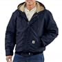 Carhartt Mens Big Midweight Active Jacket, Dark Navy, 4XL/Regular