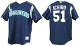 Ichiro Suzuki Majestic Athletic A6500 Authentic Collection Seattle Mariniers Batting Jersey