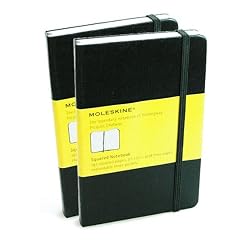 Moleskine Small Squared Notebook 2-Pack - Moleskine Books Exclusive