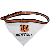 Pets First NFL Cincinnati Bengals Collar Bandana, Small