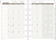 Day Runner Express Recycled Monthly Planning Pages,  5 1/2 x 8 1/2 Inches, White and Cream, 2011 (061-685Y)