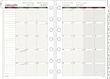 The Price Pros提供 Stationery&Grocery Online Shop Ranking 16. Day Runner Express Recycled Monthly Planning Pages,  5 1/2 x 8 1/2 Inches, White and Cream, 2011 (061-685Y)