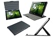 NAVITECH - Housse de protection en cuir bycast noir avec stand ajustable & Protection d'�cran anti-r�verb�rations pour le Acer Aspire ICONIA TAB A700/Acer a701