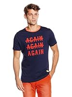 Springfield Camiseta Manga Corta (Azul Marino)