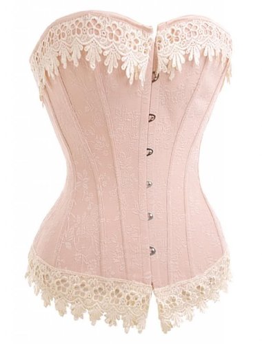 Alivila.Y Fashion Womens Sexy Vintage Floral Lace Trim Corset Bustier