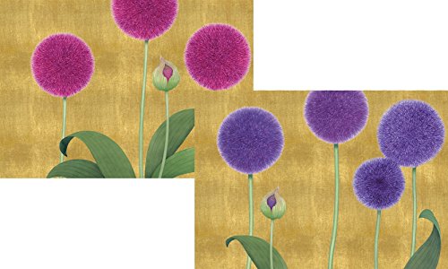 Entertaining with Caspari Alliums Blank Notecards (Box of 8)