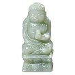 Hand-Carved Jade Buddha Meditation Figurine