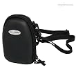 Photoprimus HS-2 noir - �tui rigide (y compris bandouli�re et boucle de ceinture) - Protection solide pour Panasonic Lumix DMC-TZ1 / TZ2 / TZ3 / TZ4 / TZ5 / TZ6 / TZ7 / TZ8 / TZ10 / FT1, Casio FC100, Fuji F200EXR, Samsung WB500, Sony Cybershot DSC-HX5V DSC-H70 DSC-WX7 DSC-HX7V DSC-HX9V Canon PowerShot SX22