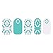 Tattify Tribal Nail Wraps - Mint Julep (Set of 22)