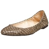 ALL BLACK Women's Shiny Fish Ballet Flat