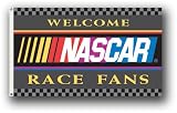 NAWelcome NASCAR Fans 3'x5' Single Sided Flag