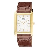 Citizen Eco-Drive Mens Stiletto Gold-Tone Watch #AR3002-04A by Citizen