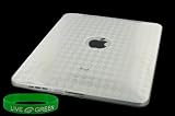 Clear Argyle Plaid Design Crystal Skin TPU Case for Apple iPad 3G Wi-Fi