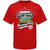 Boston Red Sox Fenway Park 100 Years Red Majestic T-Shirt
