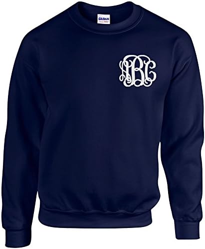 Monogrammed Crew Neck Sweatshirt