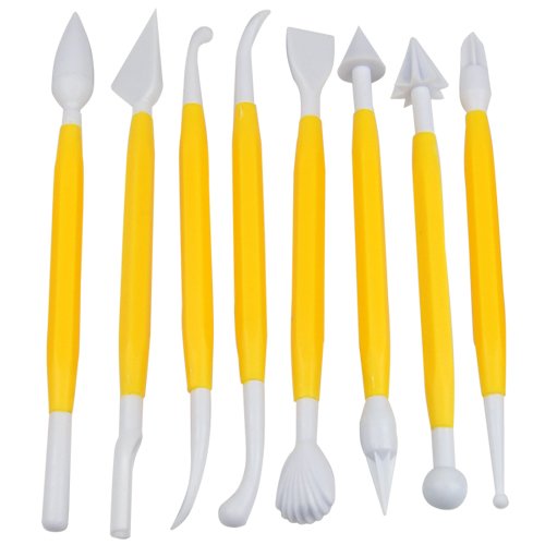 8Pcs Cake Fondant&Gumpaste Decorating Modeling
