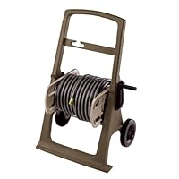 Suncast SHA150B 150-Foot Capacity Garden Hose Hosemobile Reel Cart, Mocha/Taupe