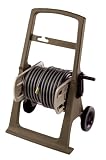 Suncast SHA150B 150-Foot Capacity Garden Hose Hosemobile Reel Cart, Mocha/Taupe