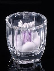 Acrylic Bristol Cottonball/Swab Holder