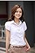Women Summer Short Sleeve Shirt Casual T Shirts Black White Formal Work Wear Tops