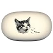 Meow Cat Pebble Shaped Cavallini Eraser