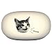 Meow Cat Pebble Shaped Cavallini Eraser
