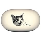 Meow Cat Pebble Shaped Cavallini Eraser