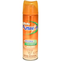 Gillette Fusion Hydra Gel Shave Gel, Ultra Sensitive, 7-Ounce Bottle (Pack of 6)