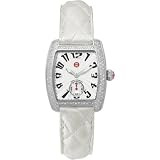MICHELE Urban Mini Diamond White Quilted Leather by Michele