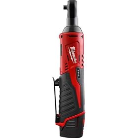 Milwaukee 2456-21 1/4-in Cordless M12 Lithium-Ion Ratchet Kit: Home Improvement
