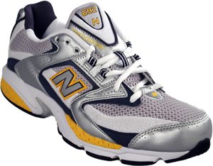 New Balance Mens M692NO White/Navy/Silver/Yellow Running shoe