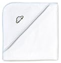 Bellybutton 44248 - Kapuzenhandtuch, Ma&szlig;e: 80 x 80 cm, white / light blue