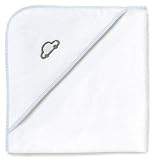 Bellybutton 44248 - Kapuzenhandtuch, Maße: 80 x 80 cm, white / light blue