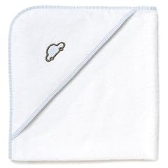 Bellybutton 44248 - Kapuzenhandtuch, Ma�e: 80 x 80 cm, white / light blue