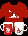 Kayak & Canoe Mug & T-shirt Gift Set size Large (mgt-rd-L)