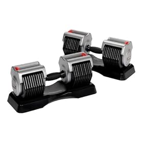 Lifecore Corebell 5-to-55 Pound Adjustable Dumbbells (Pair)