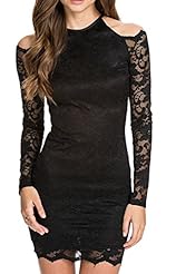 Sexy Strapless Halter Lace Party Dress 