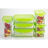Kinetic Go Green Premium Nanosilver Food Storage Container Set with Lids 39104, 14-Piece