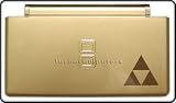 Zelda Gold - Nintendo DS Lite Complete Full Housing Shell Case Replacement Repair w/ Hinge Set