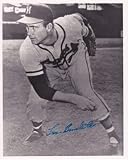 Lew Burdette Autographed/Hand Signed Milwakee Braves 8x10 Photo - Deceased 1957 World Series MVP