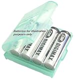 EXTREME Tough Storage Case for 4 AA/AAA batteries EXCLUSIVE NEW LOW PRICE ! PROTECT & STORE YOUR BATTERIES